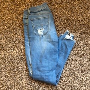 NY&Co SOHO Distressed Ankle Jean Size 4